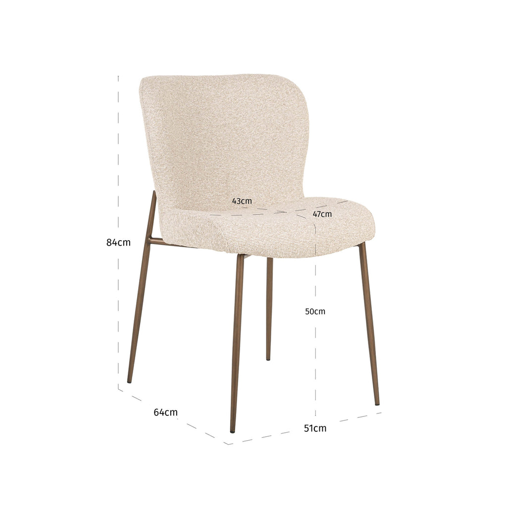 Esszimmerstuhl Odarby biscotti (Set of 2)