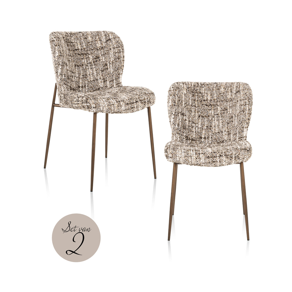 Esszimmerstuhl Odarby brown omara (Set of 2)