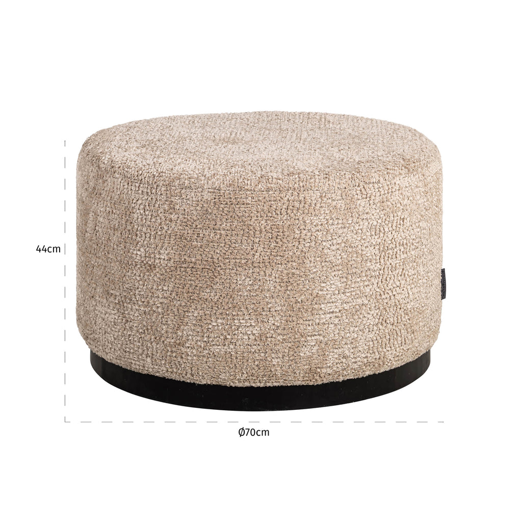 Hocker & Fußbank Kindal customized 70Ø