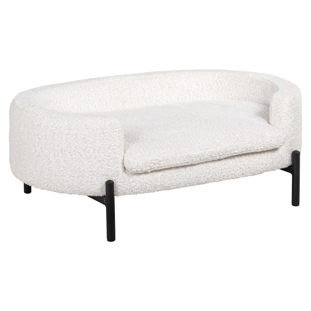 Hundebett Dolly sheep white