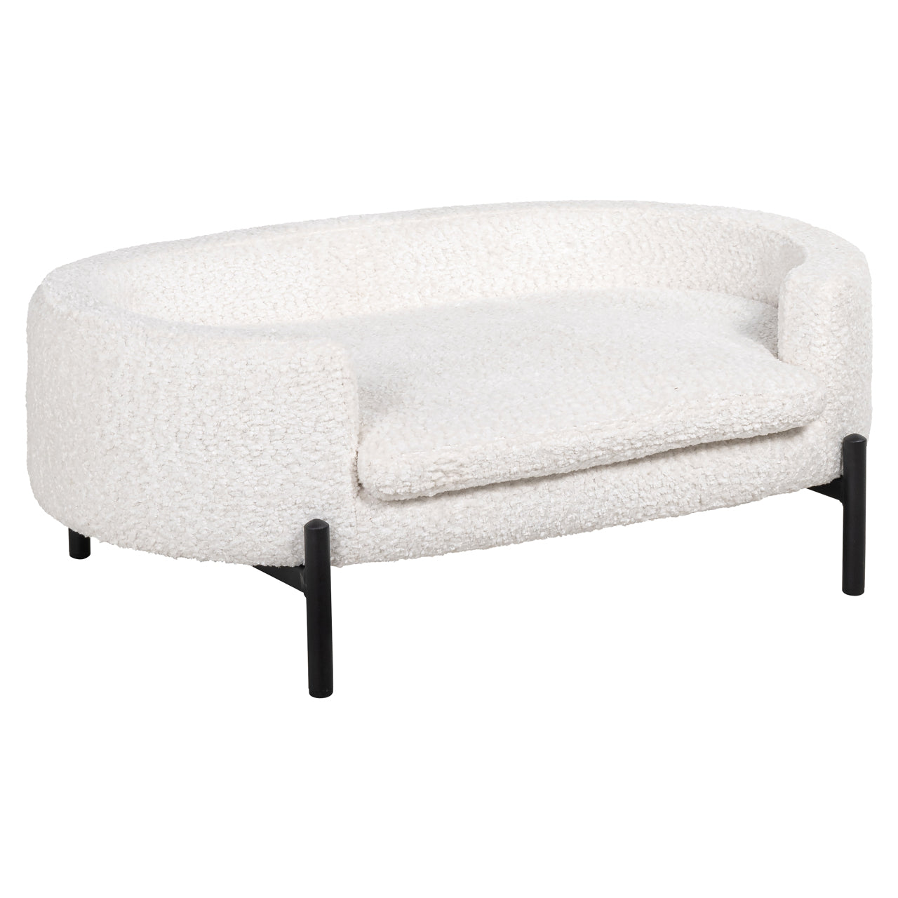 Hundebett Dolly sheep white