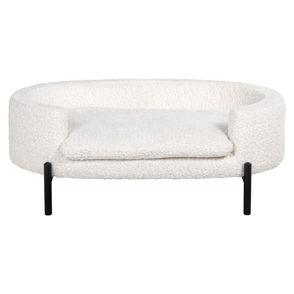 Hundebett Dolly sheep white