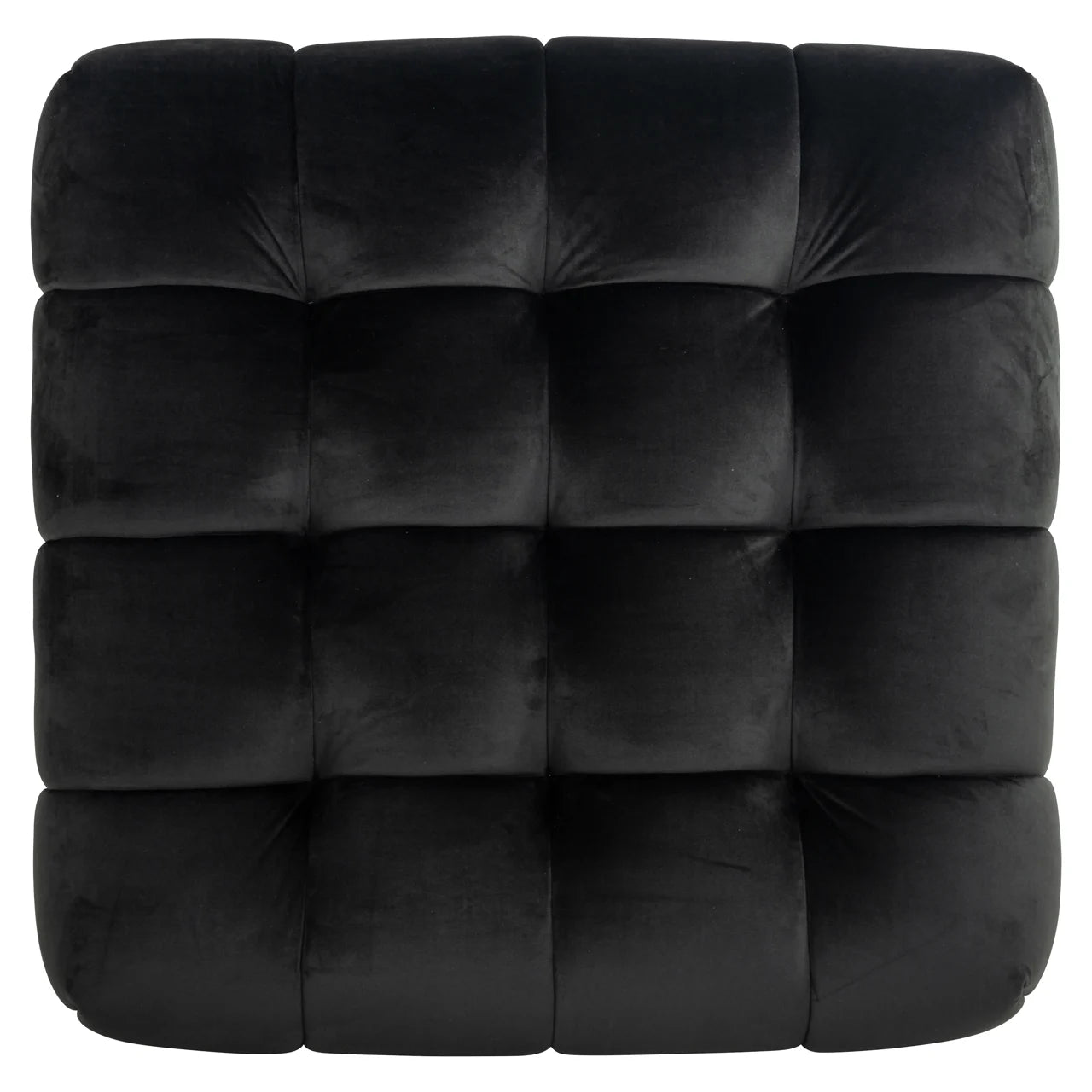 Hocker & Fußbank Huxley anthracite velvet