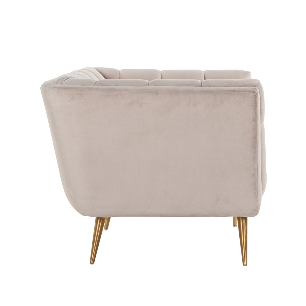 Lounge Stuhl Huxley khaki velvet