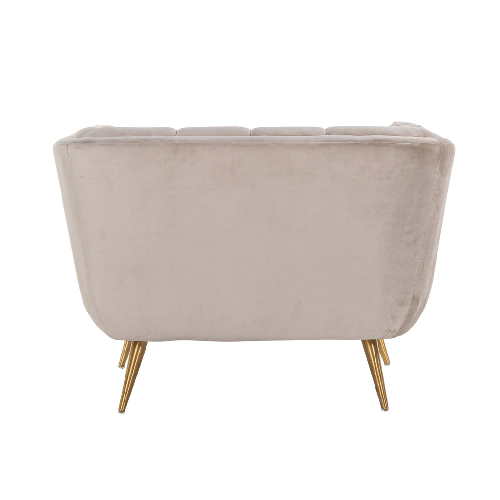 Lounge Stuhl Huxley khaki velvet