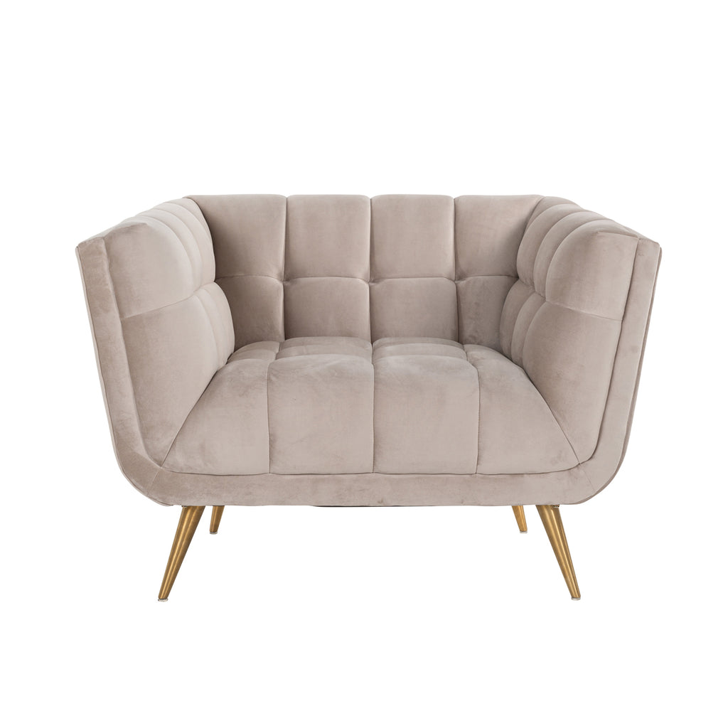 Lounge Stuhl Huxley khaki velvet