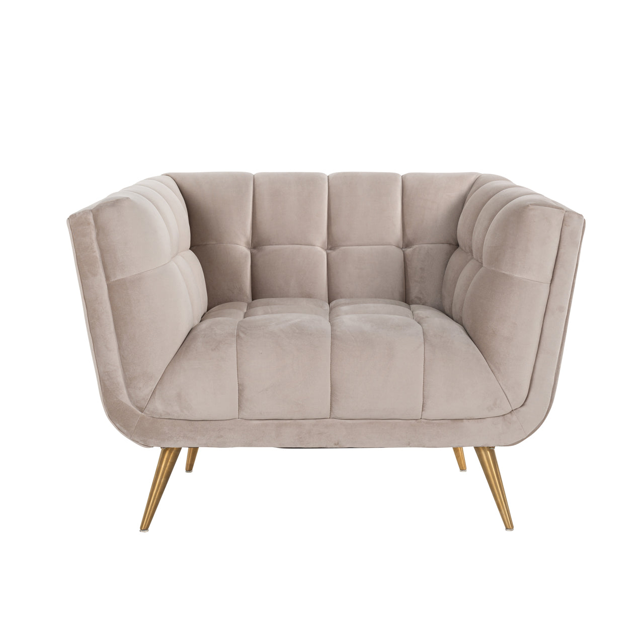 Lounge Stuhl Huxley khaki velvet
