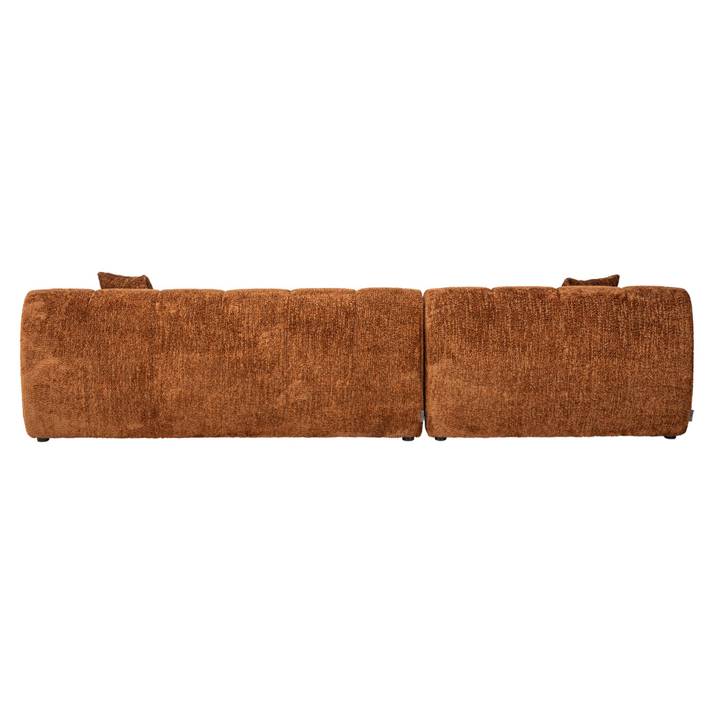 Sofa Cube lovely cinnamon 3-seater + lounge left