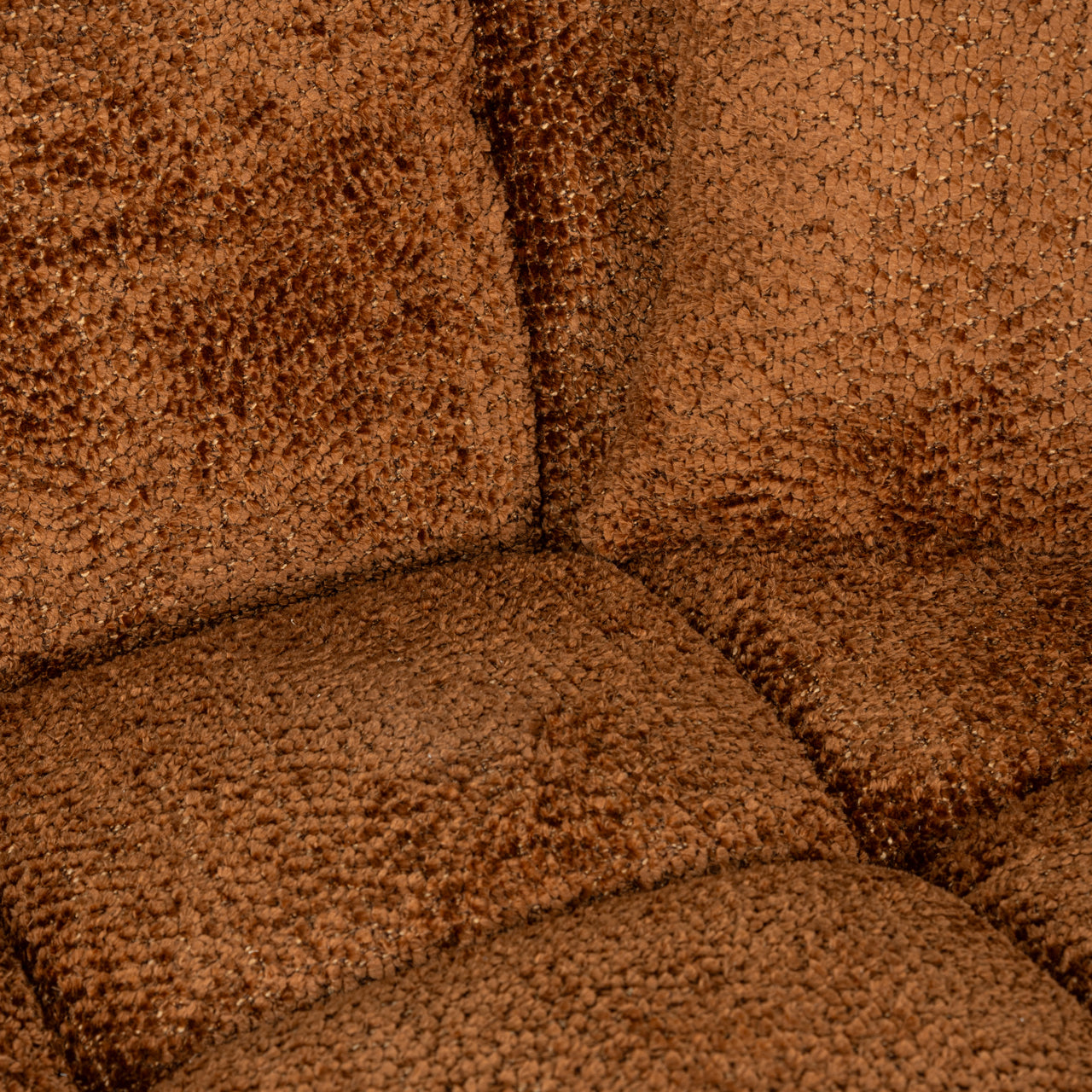 Sofa Cube lovely cinnamon 3-seater + lounge right