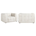 Lounge Stuhl Merrol cream fusion fire retardant