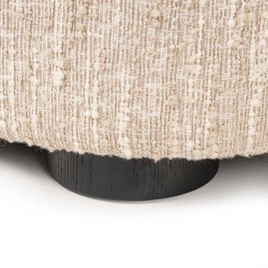 Sofa Pandora beige angora lounge left