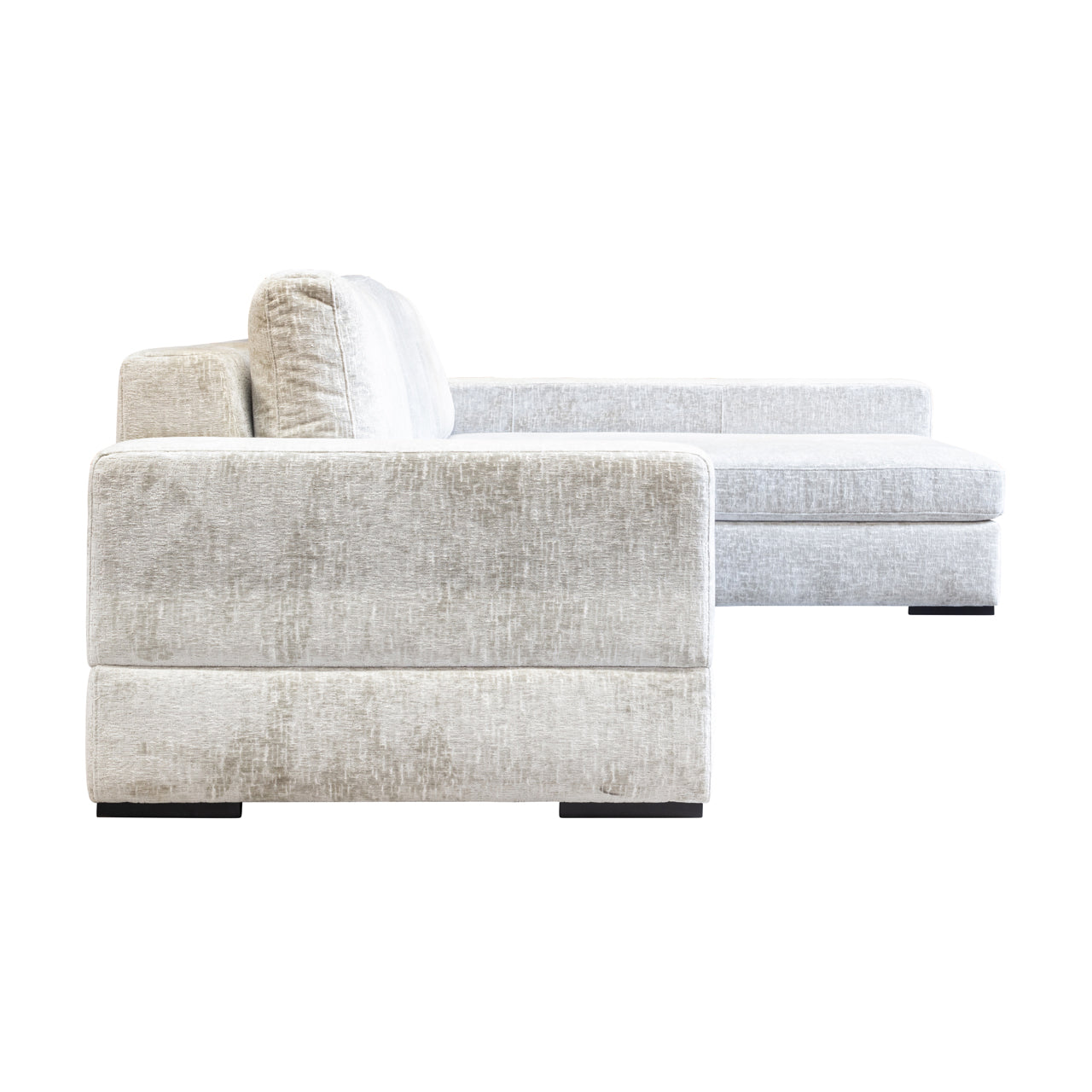Sofa Pasha pearl island 3-seater + lounge right fully upholstered