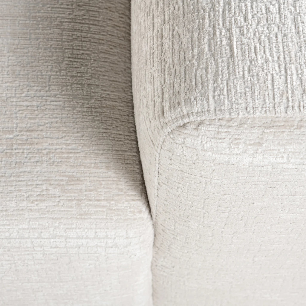 Sofa Lund cream fusion 3-seater + ottoman left