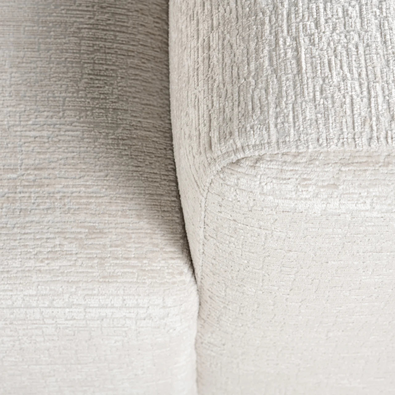 Sofa Lund cream fusion 3-seater + ottoman left