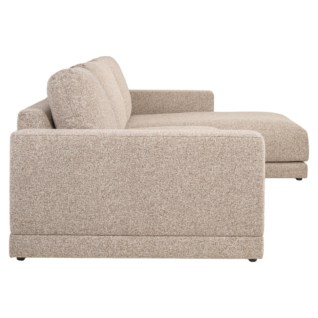 Sofa Trentino cayenne brown 3,5-seater + lounge left or right
