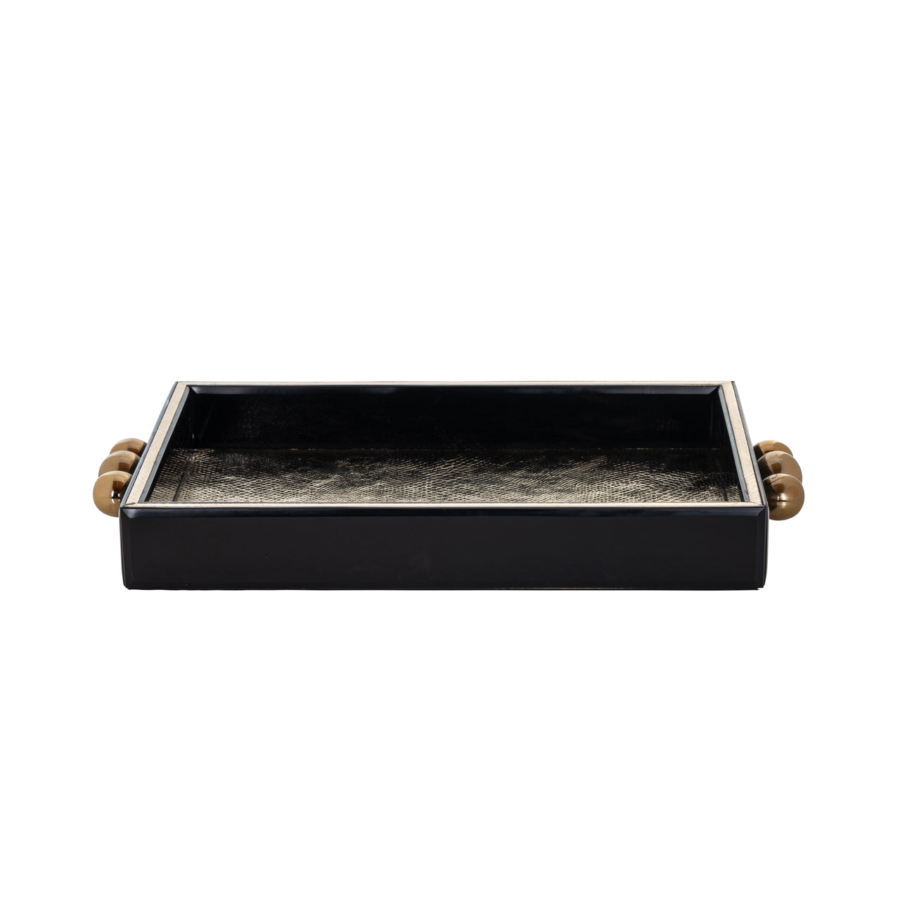Tablett Liv black/gold