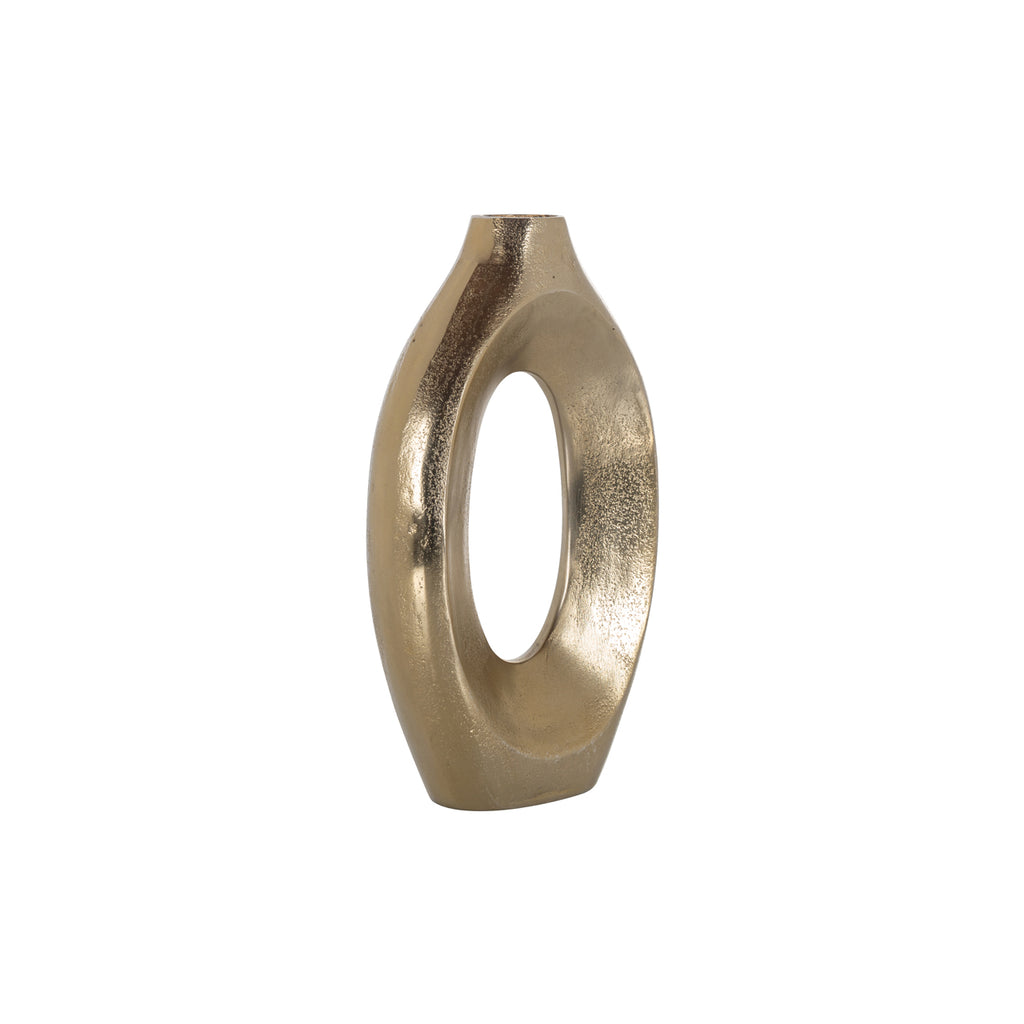 Vase Alma brushed gold small