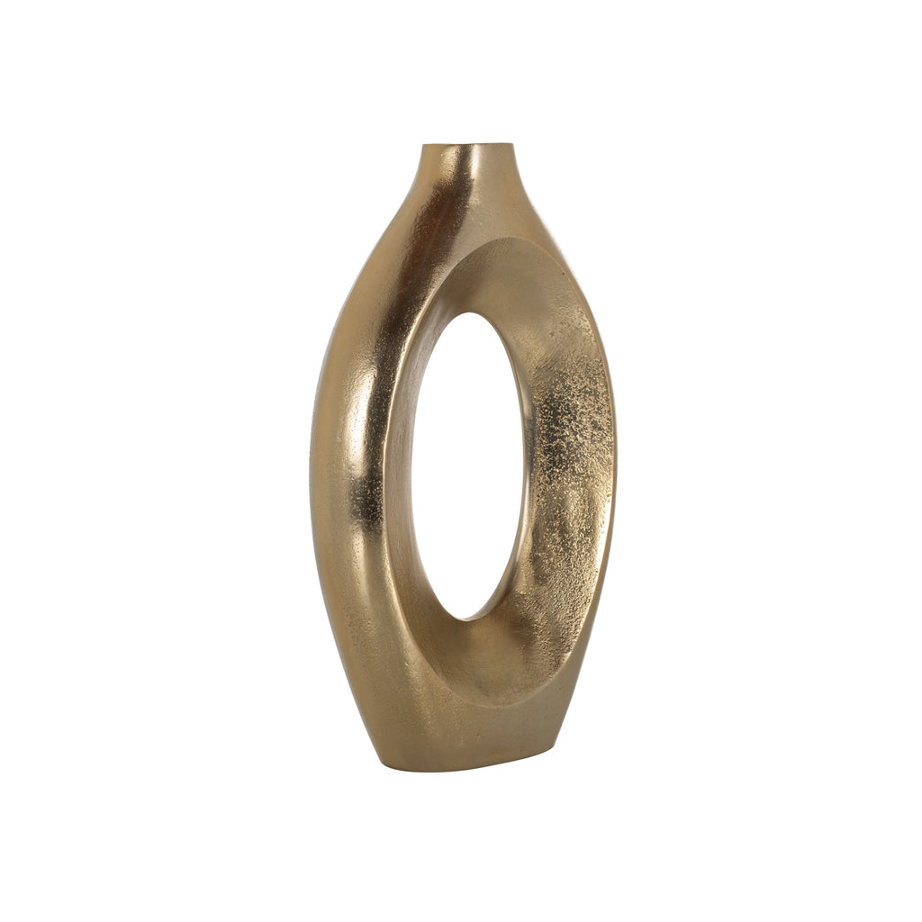 Vase Alma brushed gold large