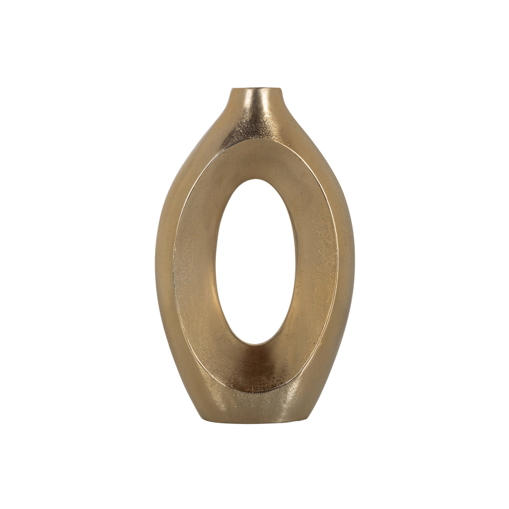 Vase Alma brushed gold large