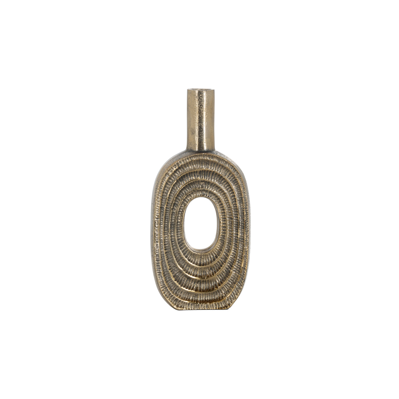 Vase Emar brushed gold small