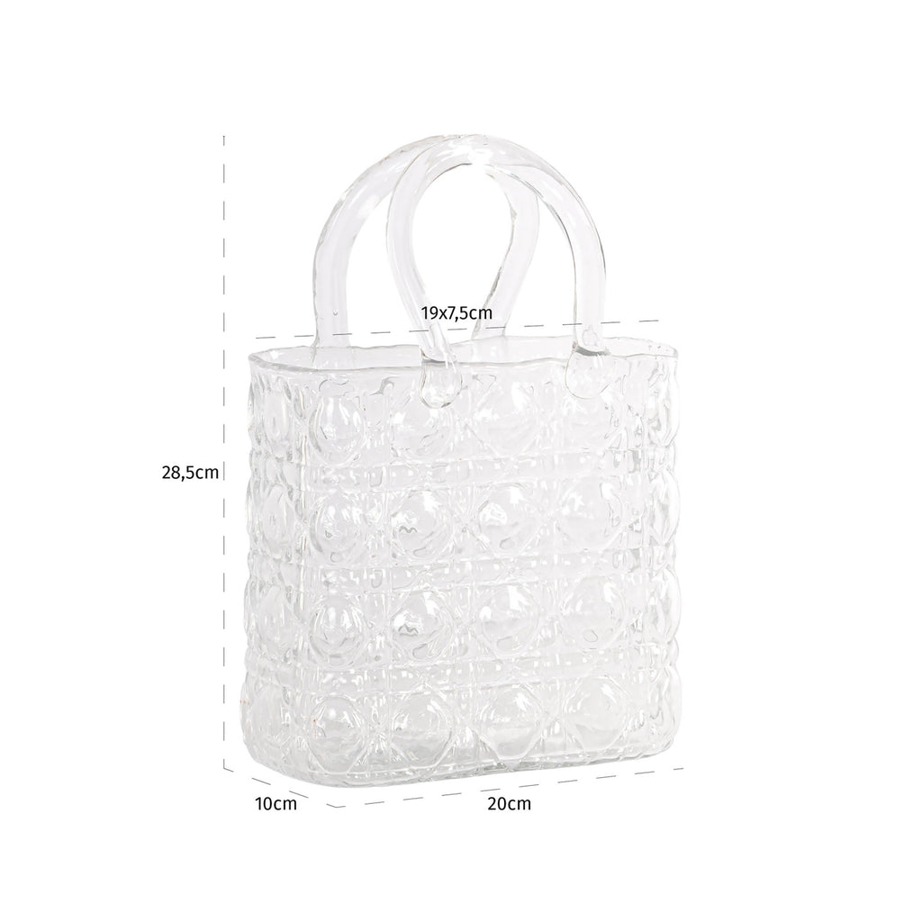 Vase Ginny clear transparent