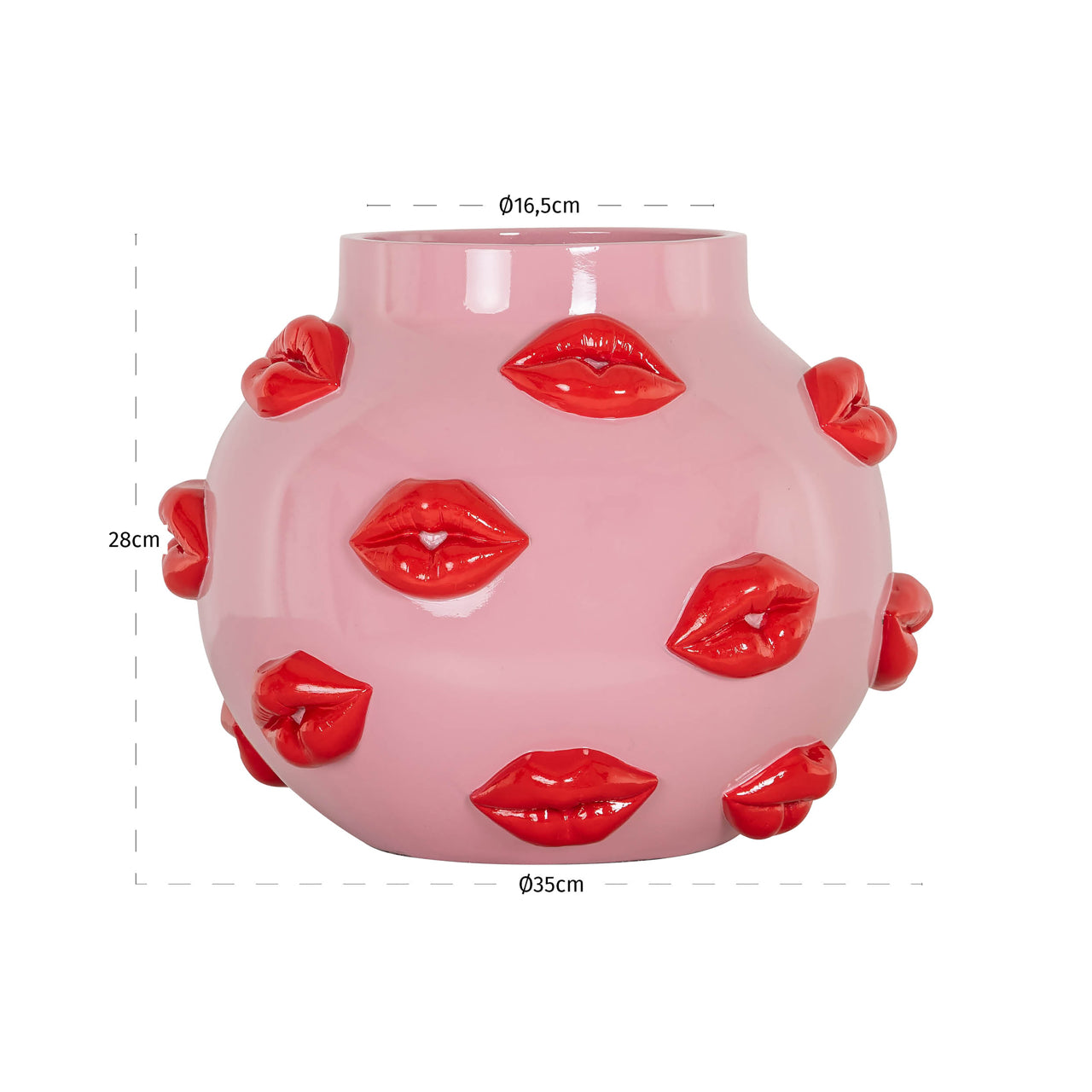 Vase Loth pink