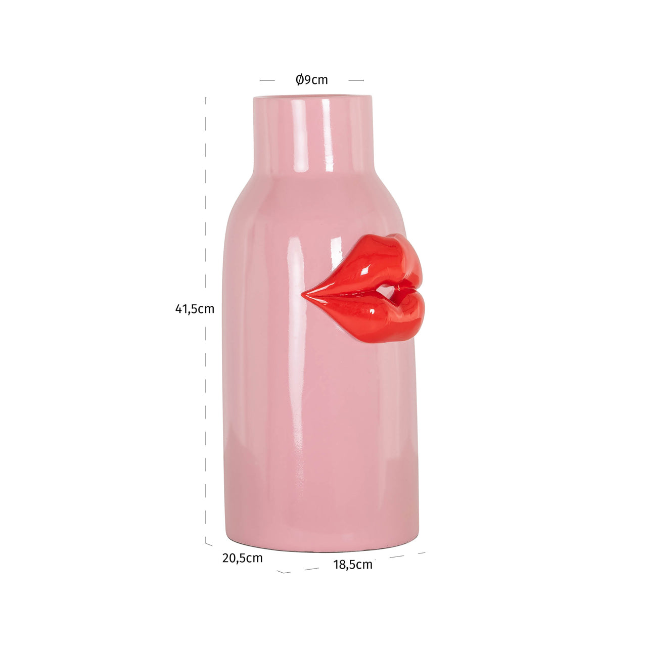 Vase Blythe pink large