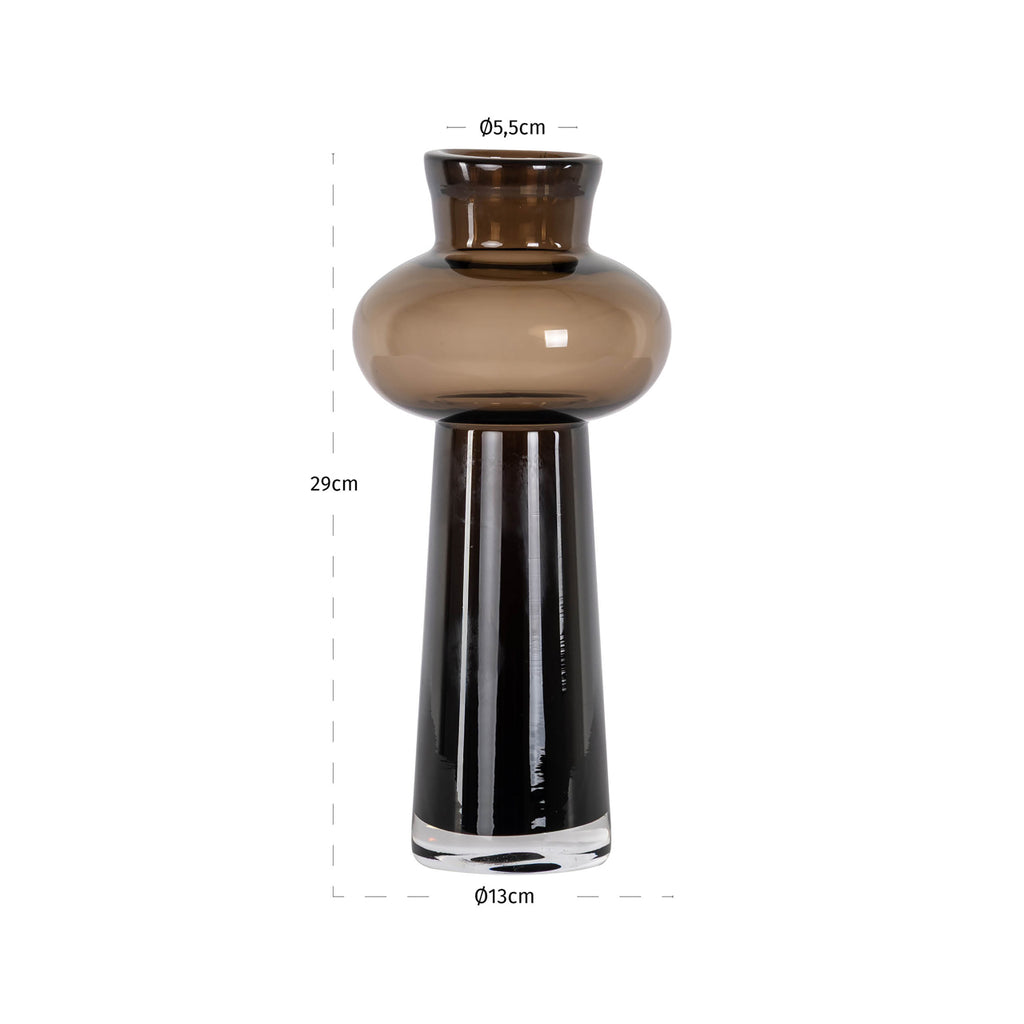 Vase Jamey brown small
