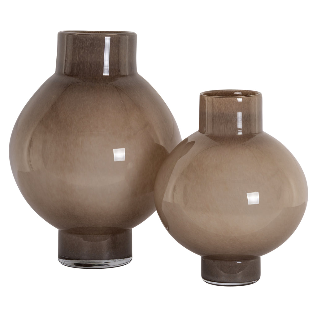 Vase Celina taupe large