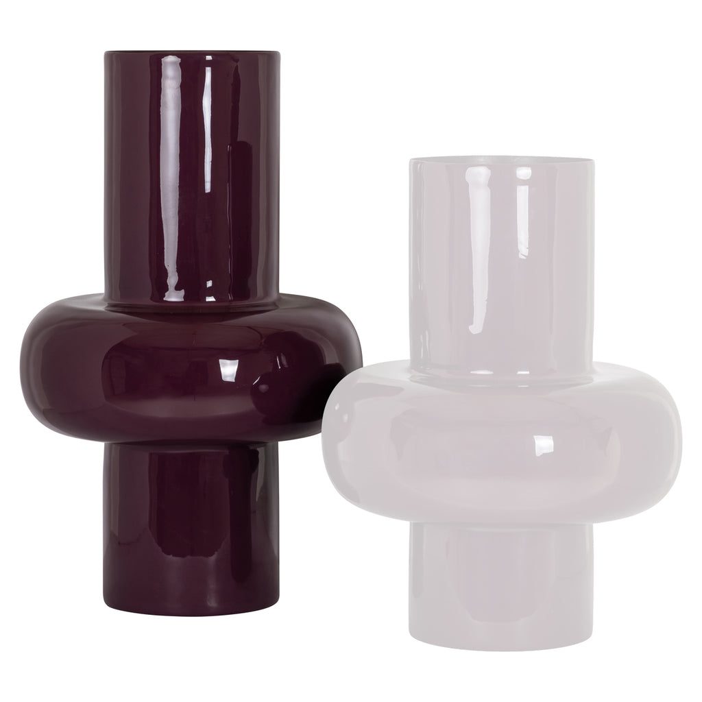Vase Ashlyn burgundy large
