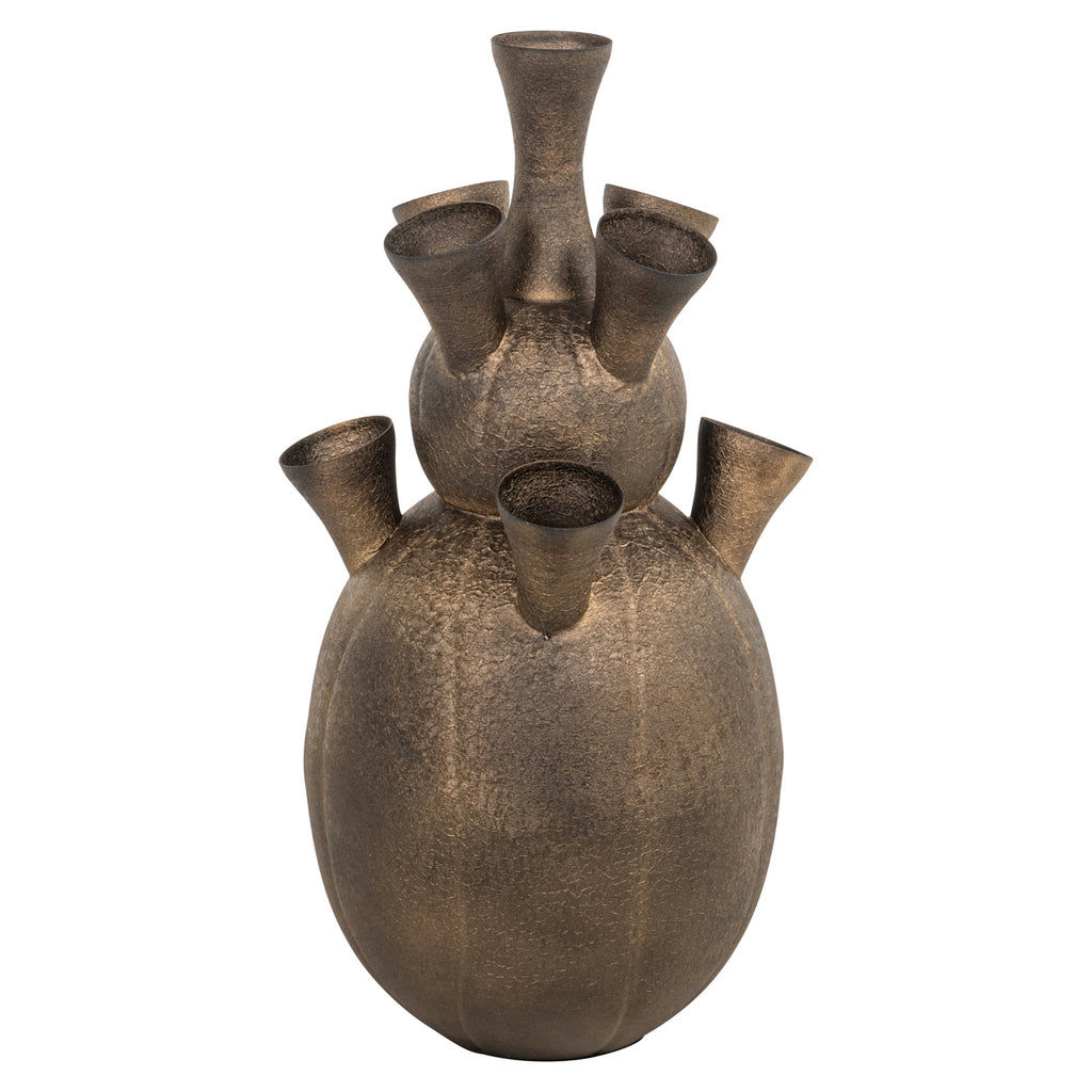 Vase Maleen brass antique