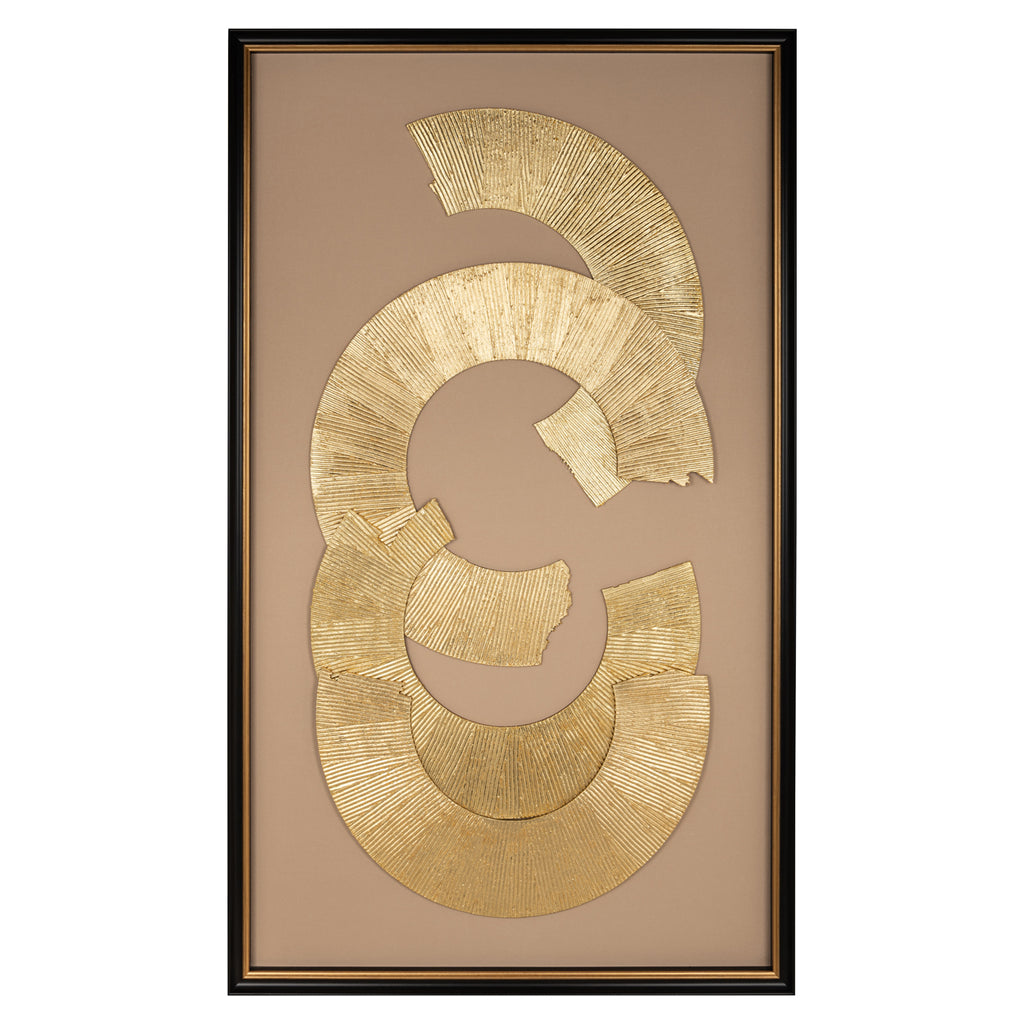 Wandkunst Eden black/gold