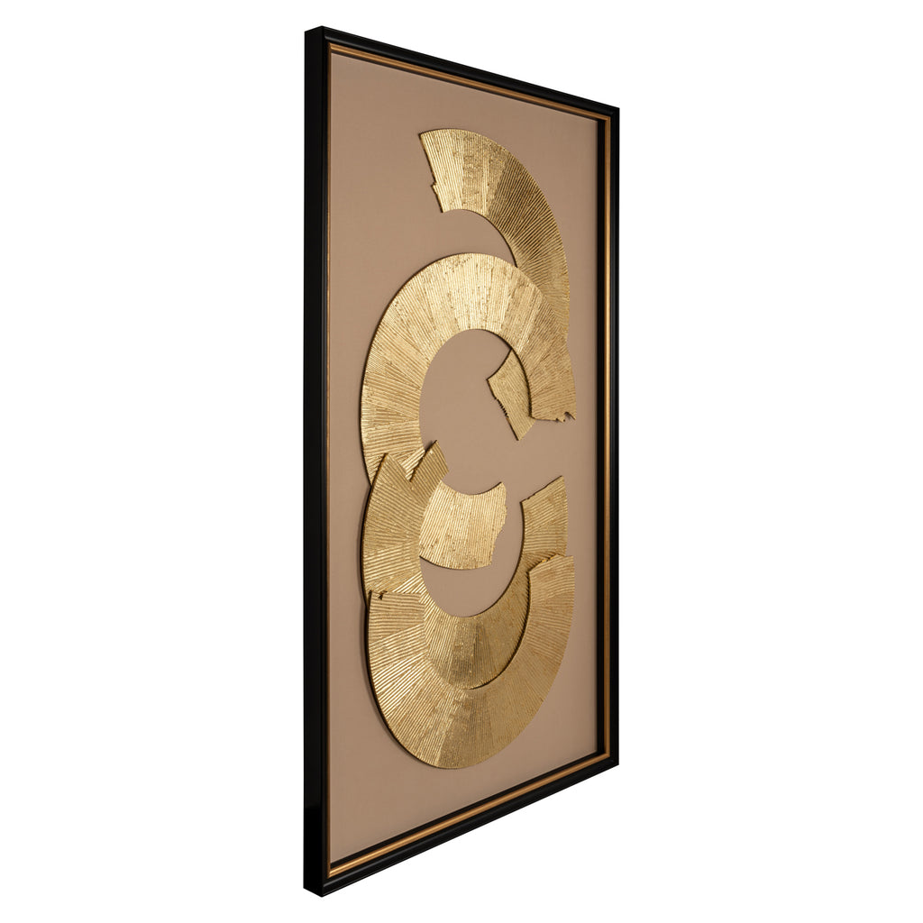 Wandkunst Eden black/gold