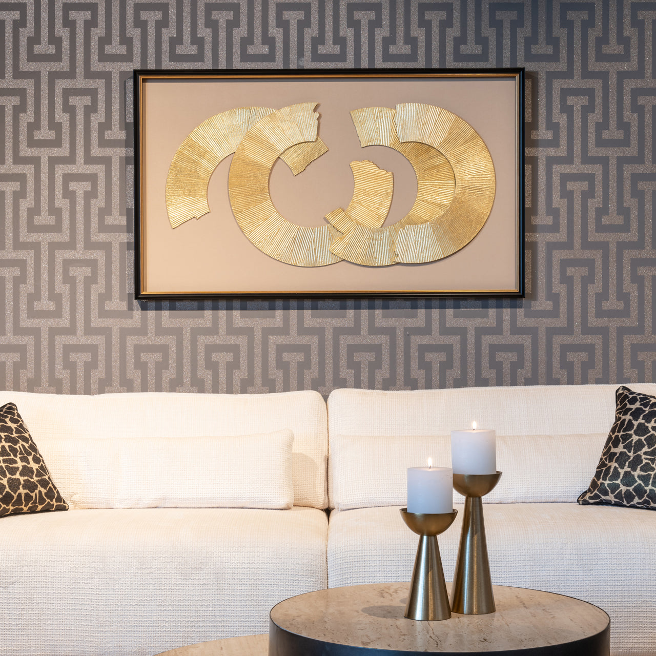 Wandkunst Eden black/gold