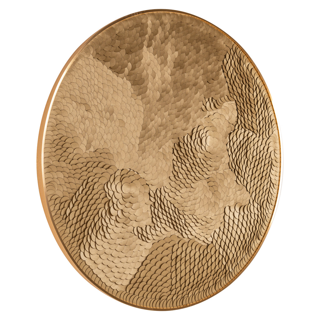 Wandkunst Bloom gold