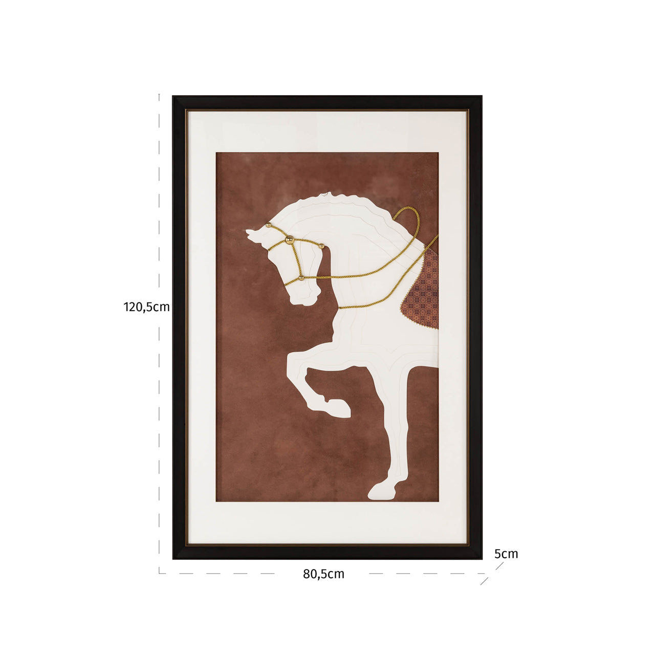 Wandkunst Blazer brown