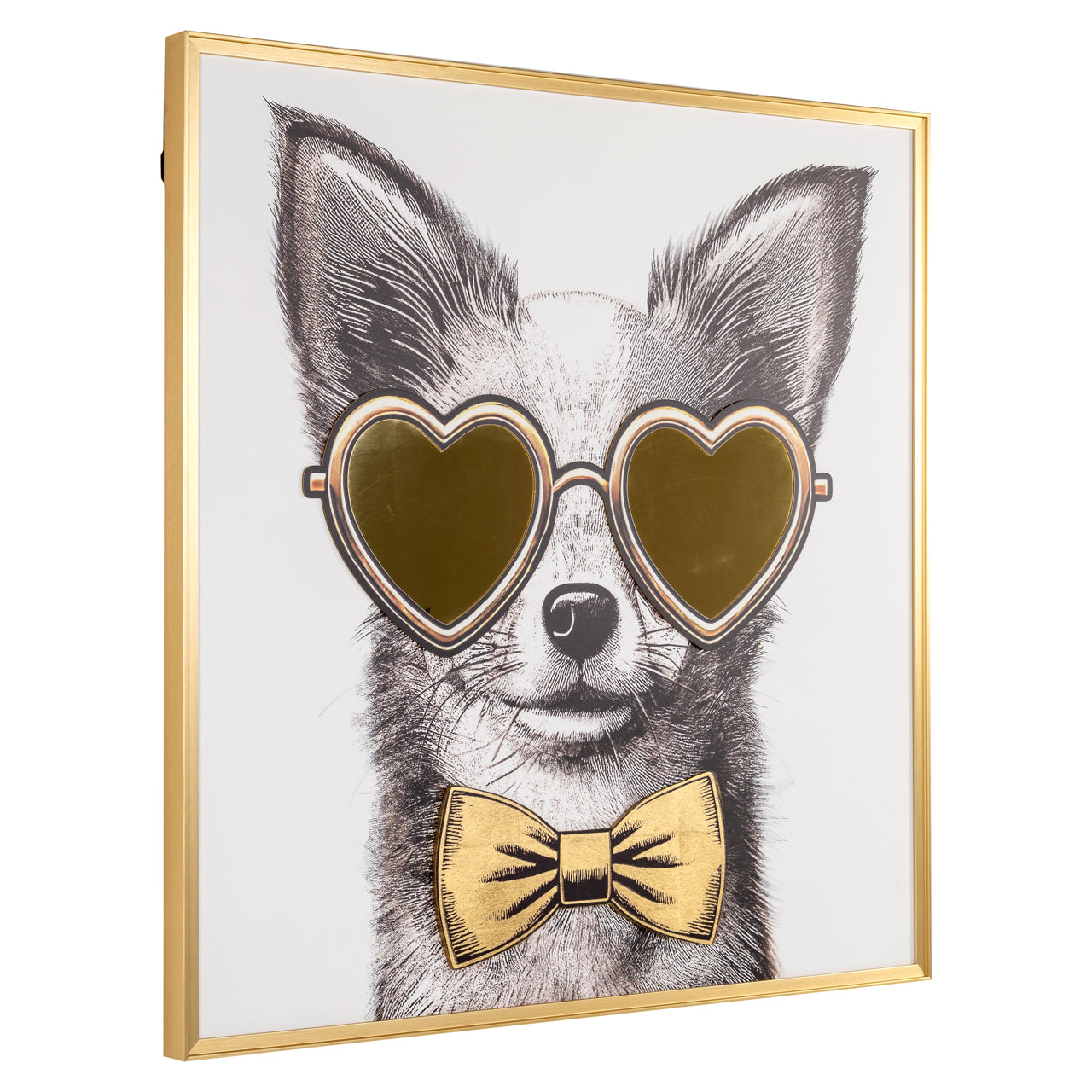 Wandkunst Bodhy black/gold