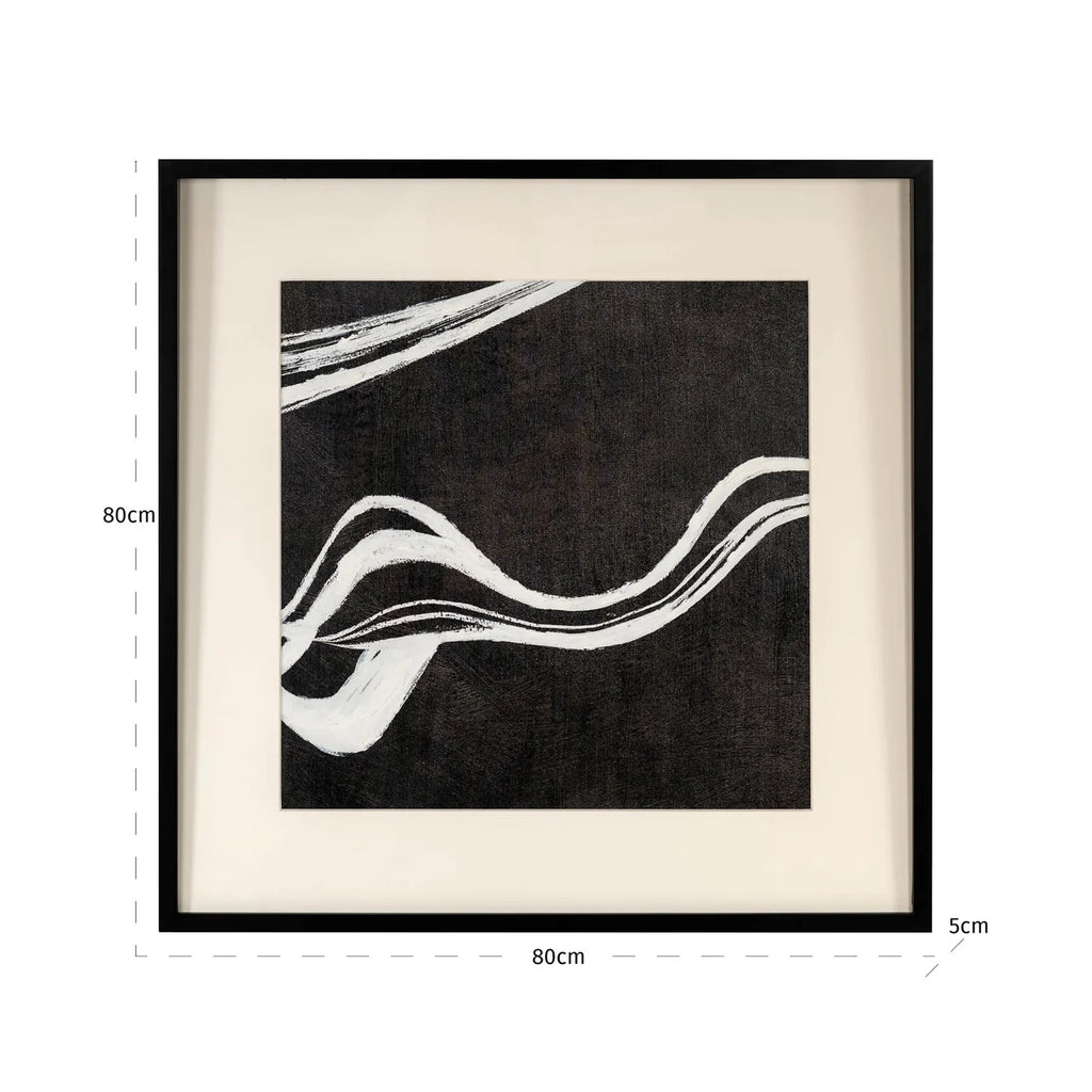 Wandkunst Jozra black/white