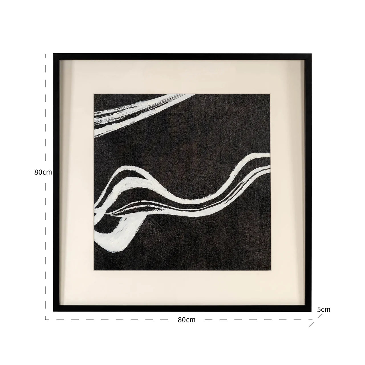 Wandkunst Jozra black/white