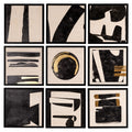 Wandkunst Gabri black/white (Set of 9)