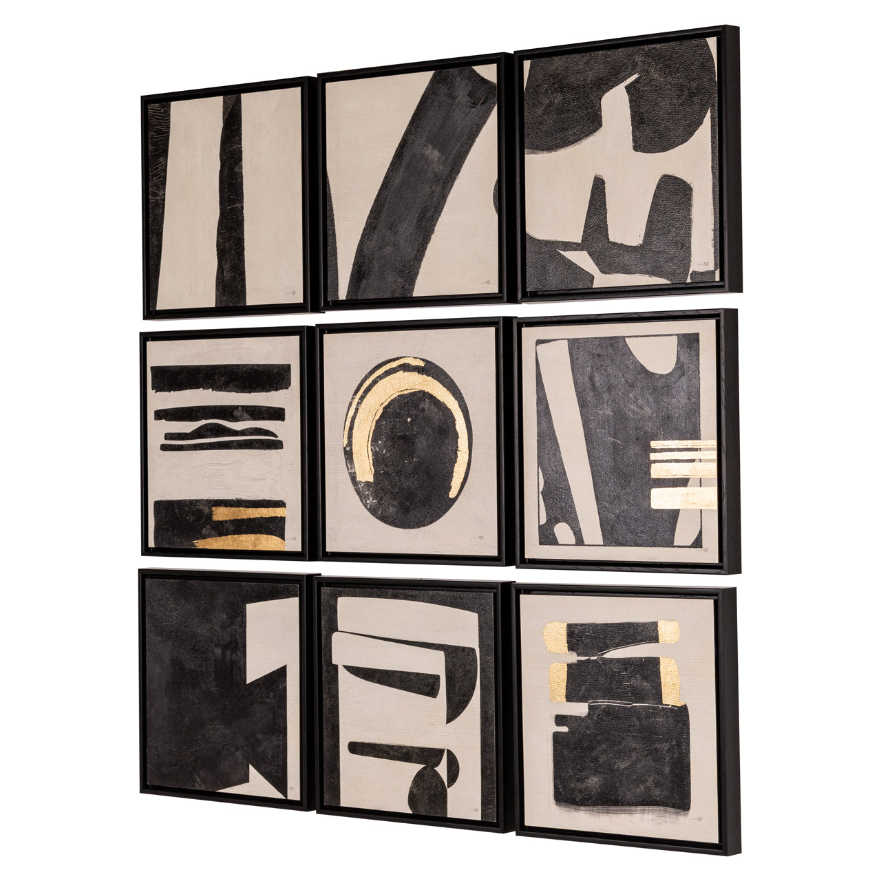 Wandkunst Gabri black/white (Set of 9)