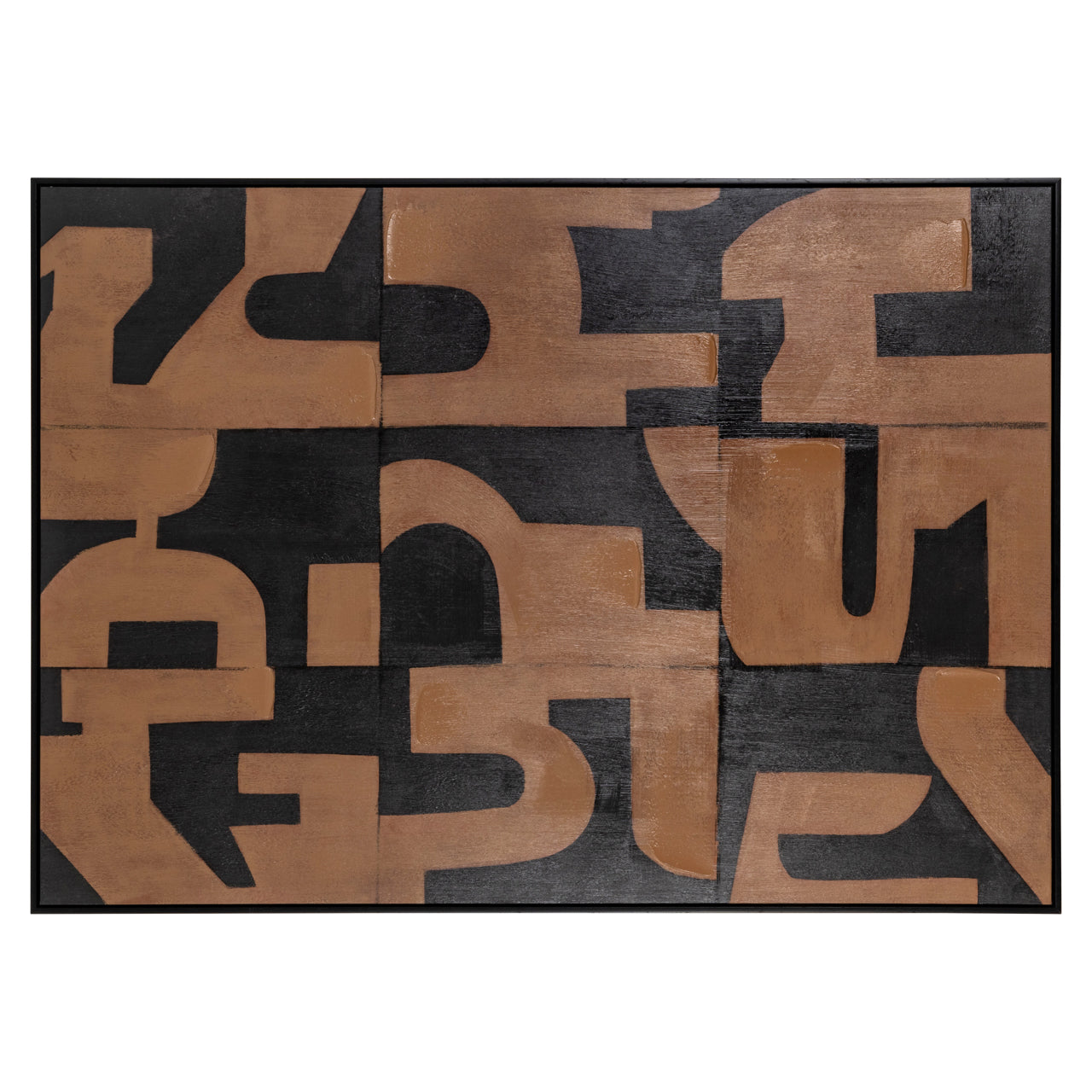 Wandkunst Cascade brown