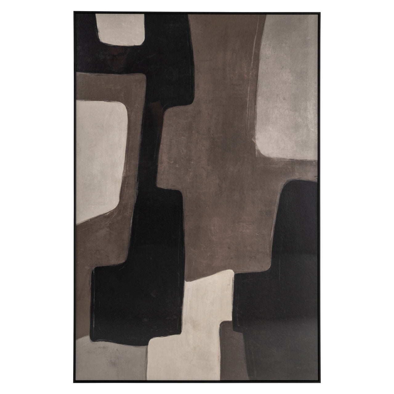 Wandkunst Mirage brown left