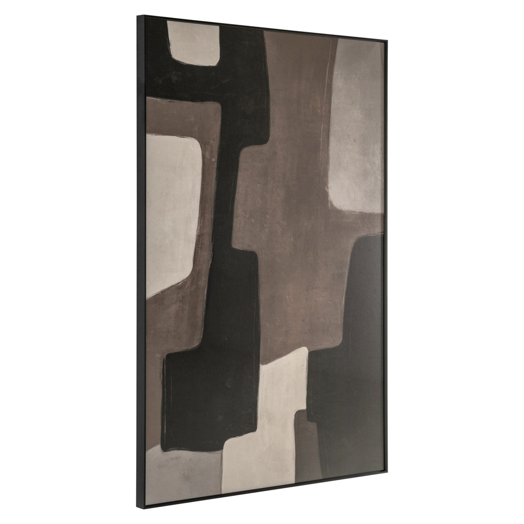 Wandkunst Mirage brown left