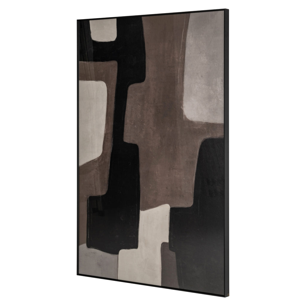 Wandkunst Mirage brown left