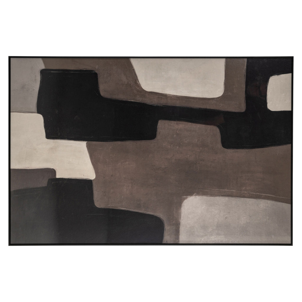 Wandkunst Mirage brown left