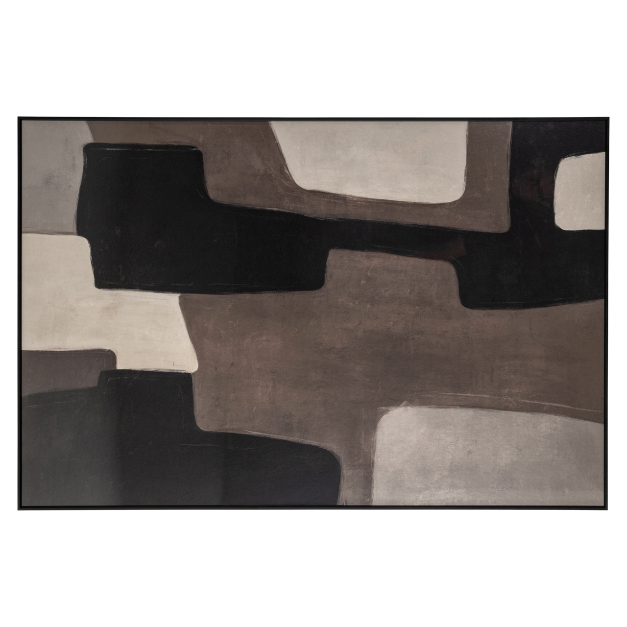 Wandkunst Mirage brown left