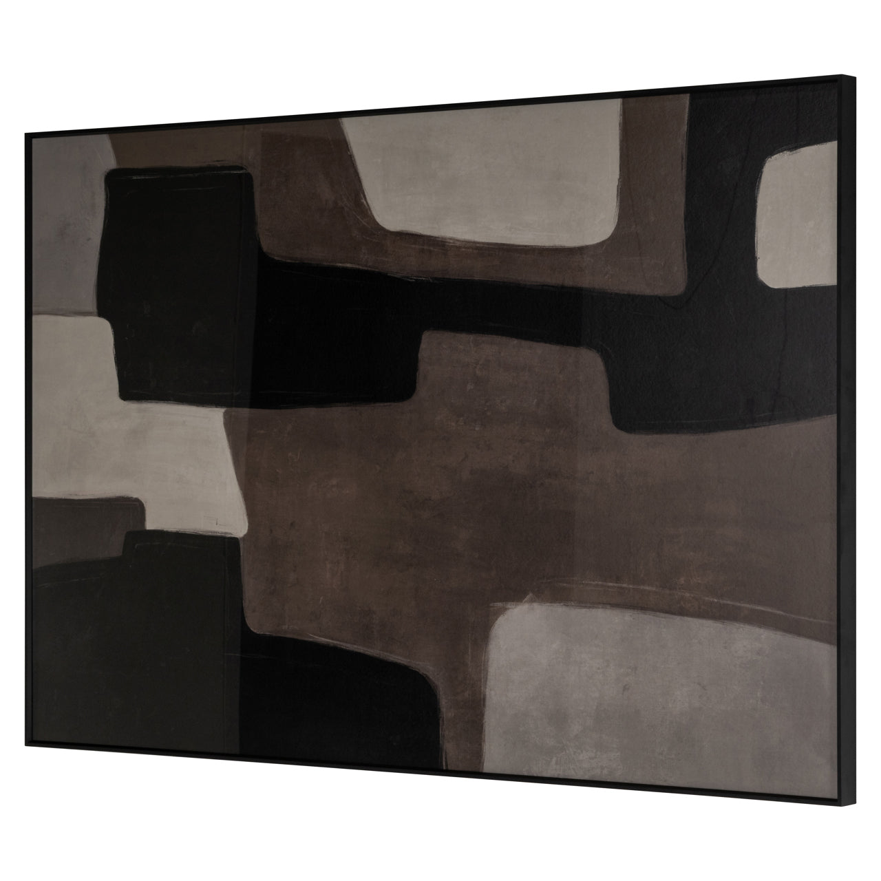 Wandkunst Mirage brown left