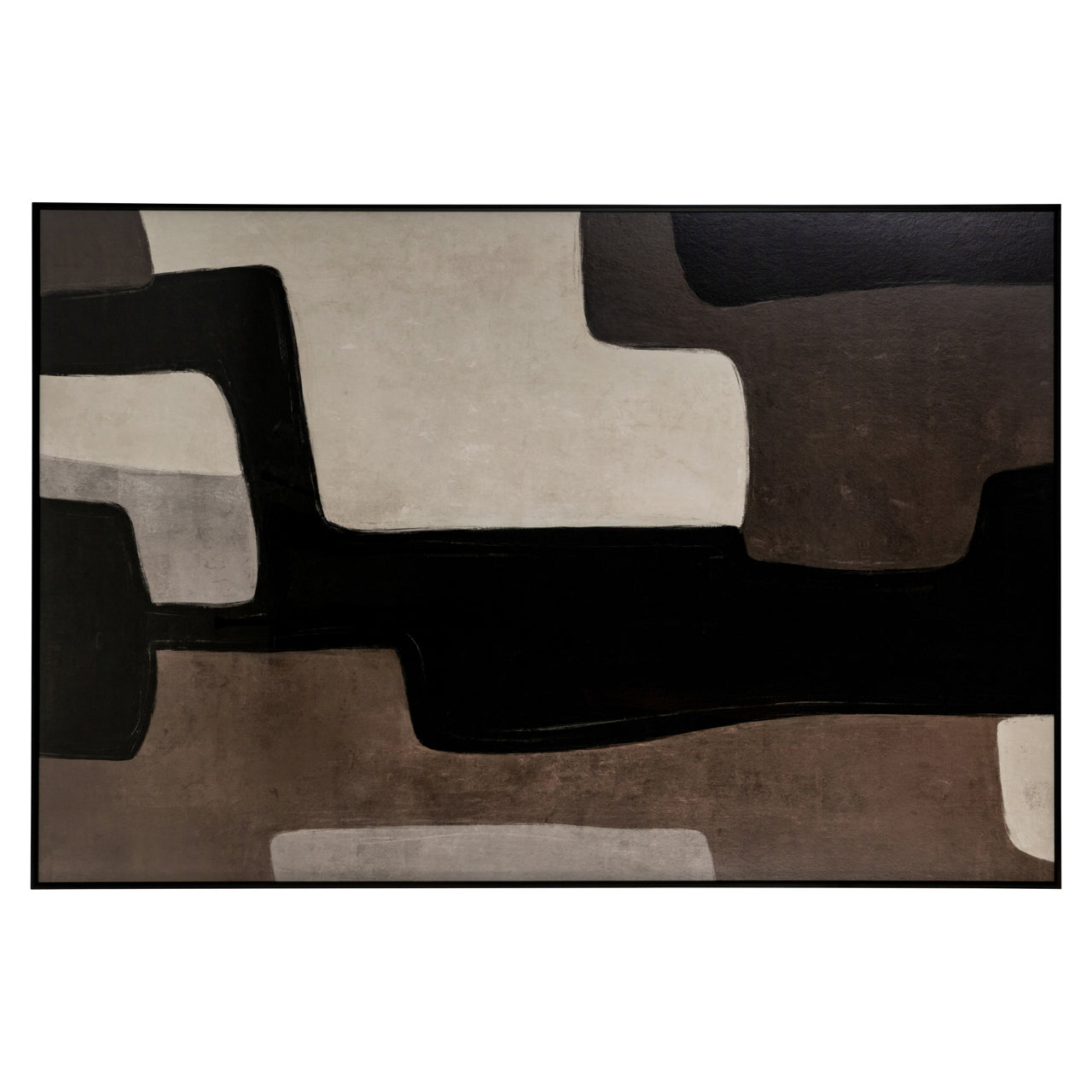 Wandkunst Mirage brown right