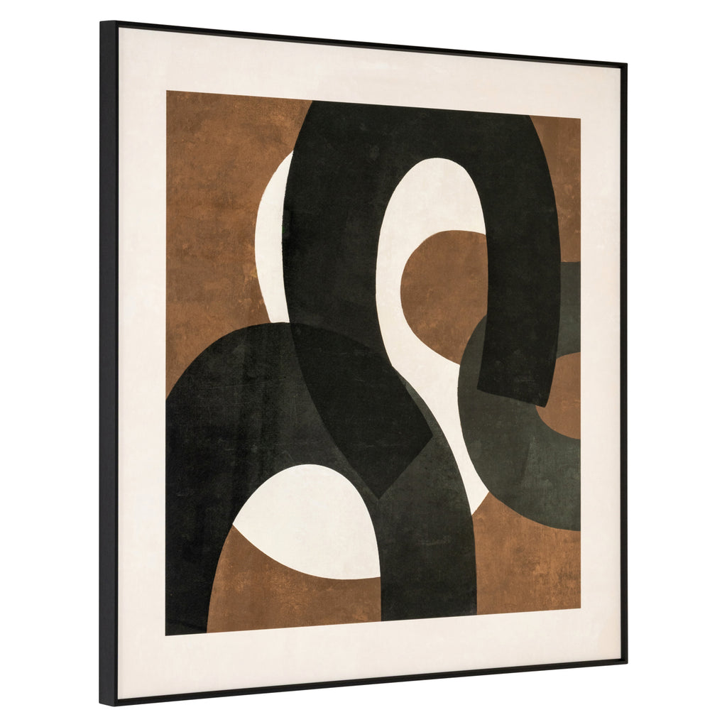 Wandkunst Euphoria brown left
